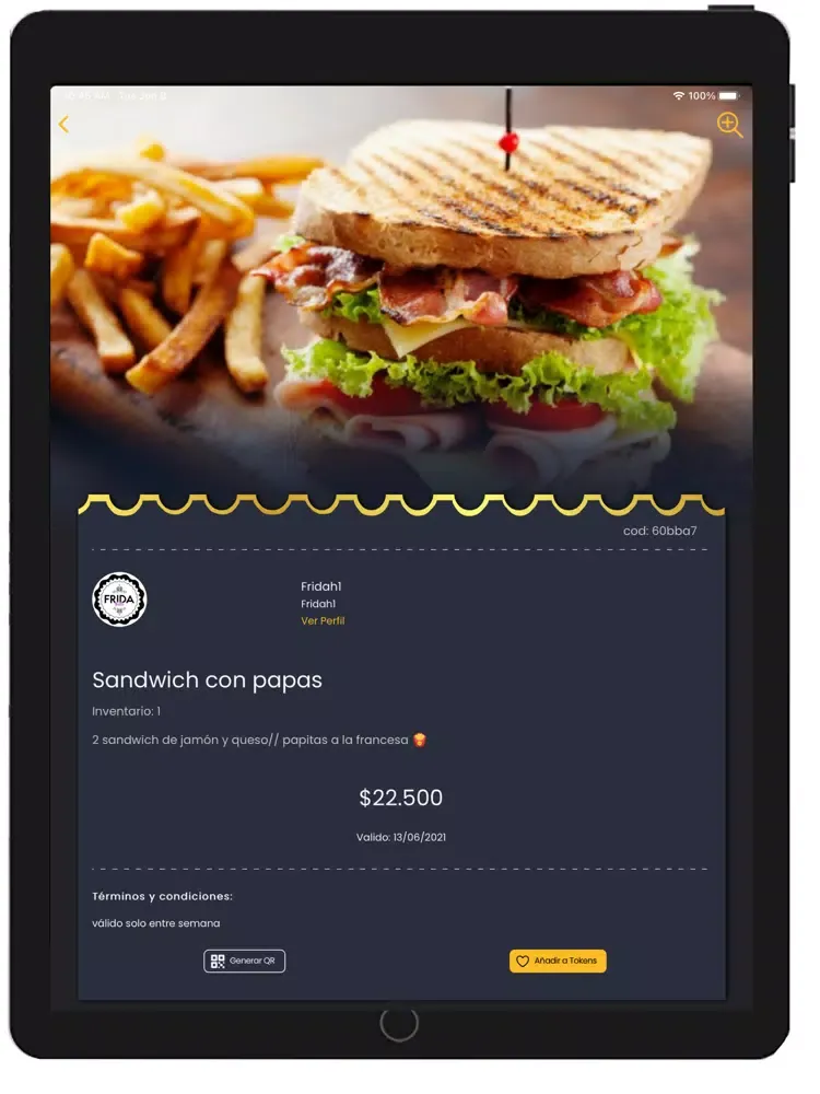 Token Negocios iPad 应用截图