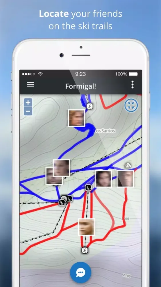 Capturas de pantalla de Skitoki: world ski trails, GPS sharing and stats