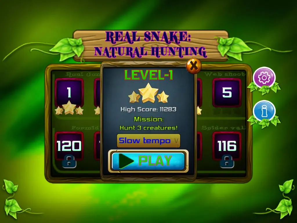 Captures d'écran de Real Snake: Natural Hunting iPad 
