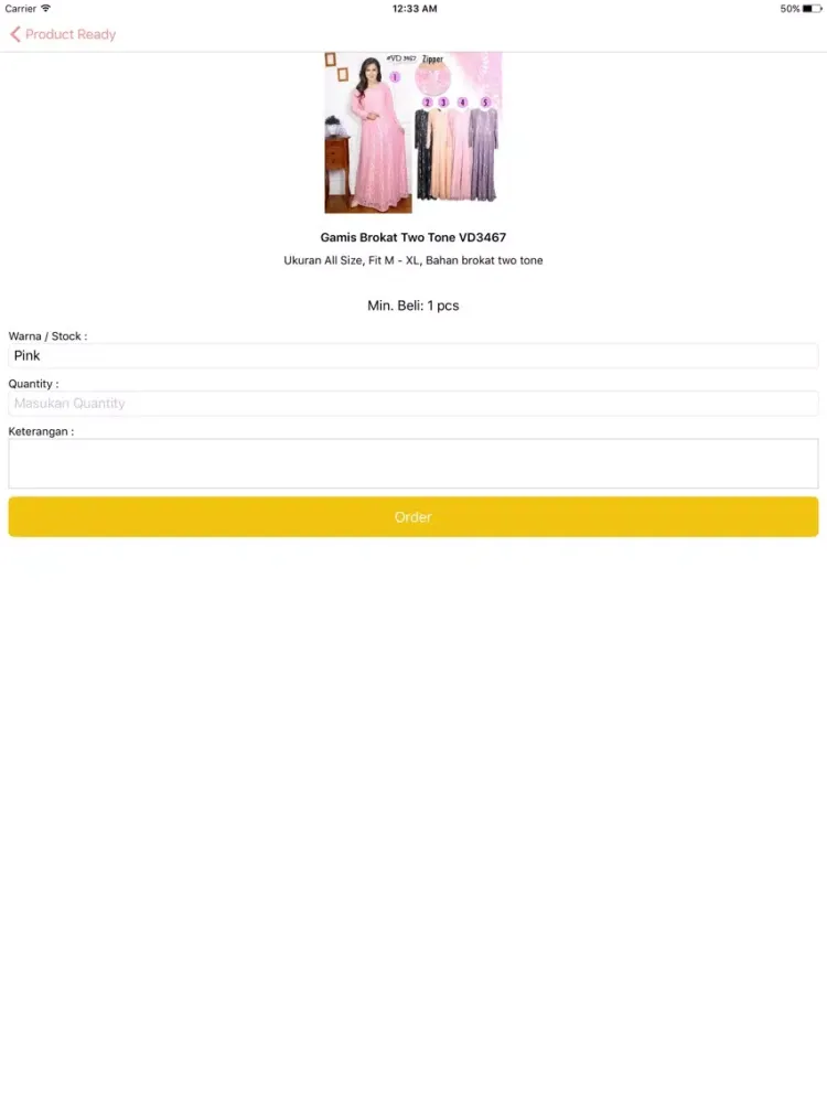 Naomi Fashion Tanah Abang iPad  Ekran Görüntüleri