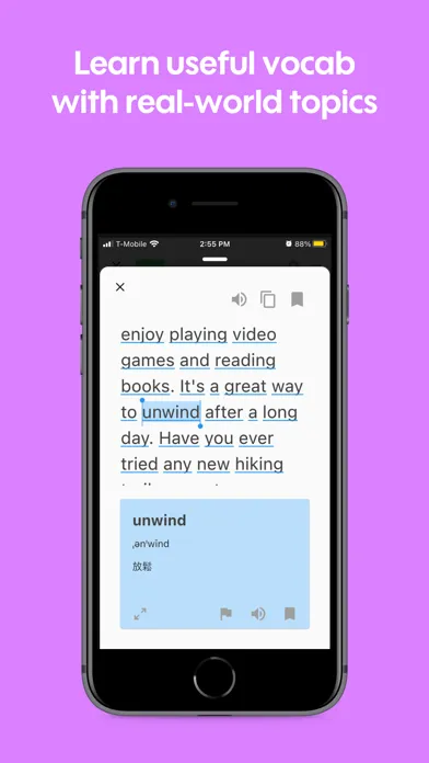 Tangkapan layar Toko：與 AI 機器人練習真實英語對話，增強英文口說自信