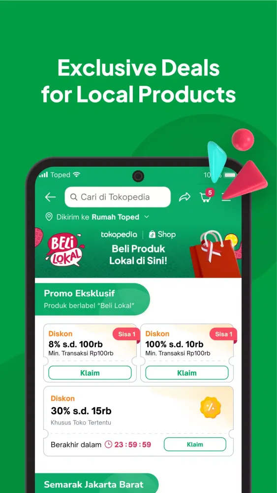Tokopedia Screenshots