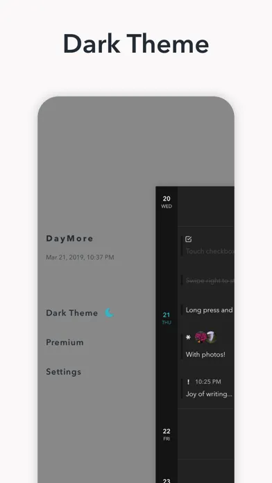 DayMore: Modern Diary Screenshots