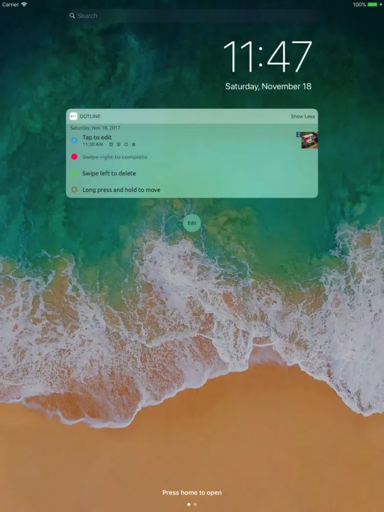 Скриншоты DotLine - To-do & Counter iPad 
