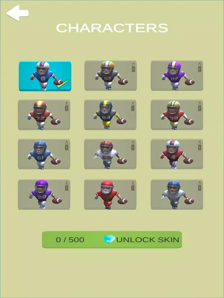 TouchDown Rush : Football Run iPad  سکرین شاٹس