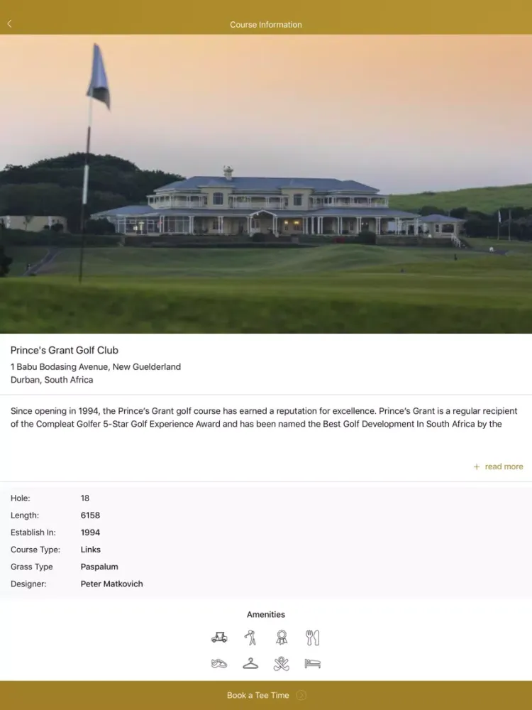 Captures d'écran de Prince's Grant Golf Club iPad 