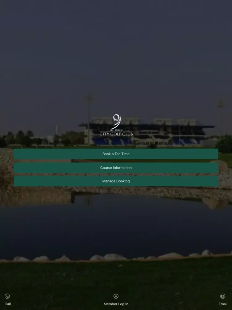 Abu Dhabi City Golf Club iPad  स्क्रीनशॉट