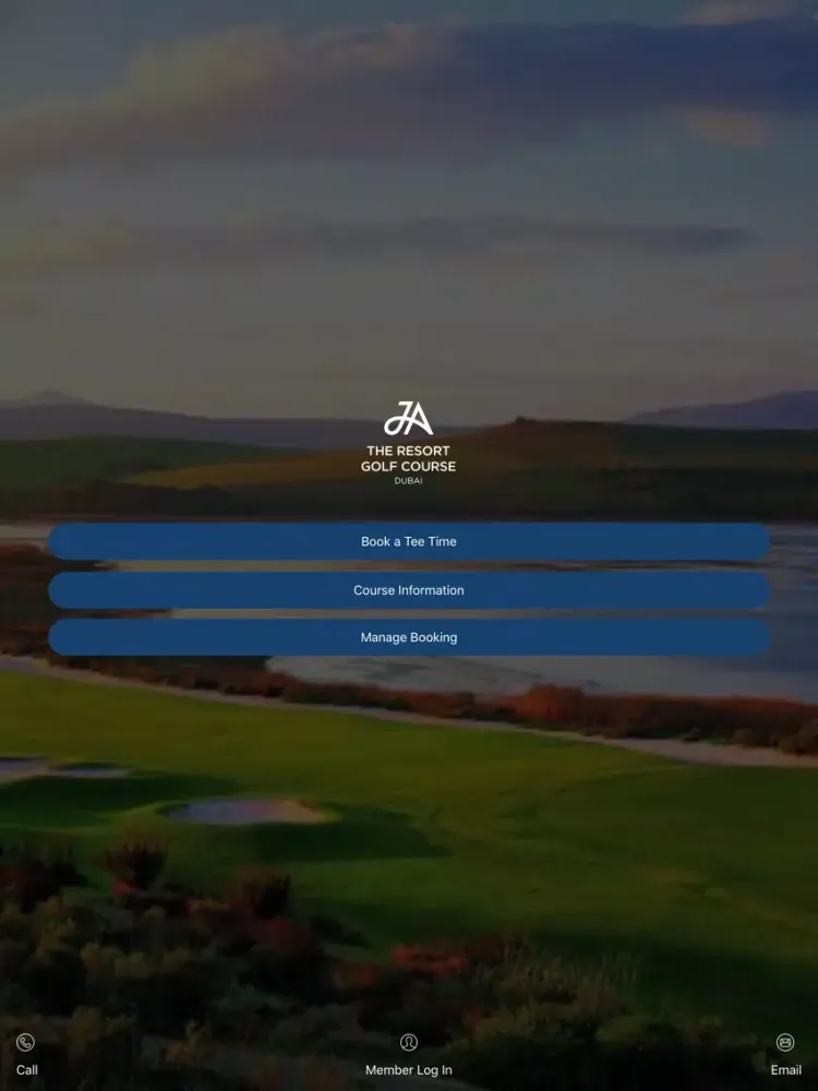 JA The Resort Golf Course iPad  Screenshots