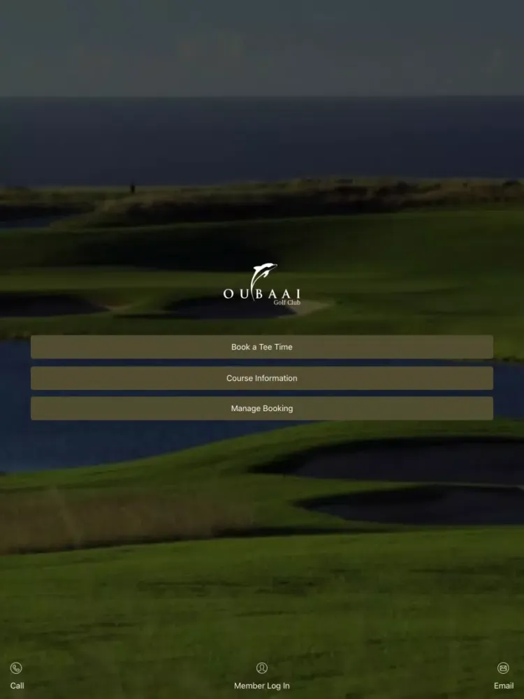Oubaai Golf Club iPad  Ekran Görüntüleri