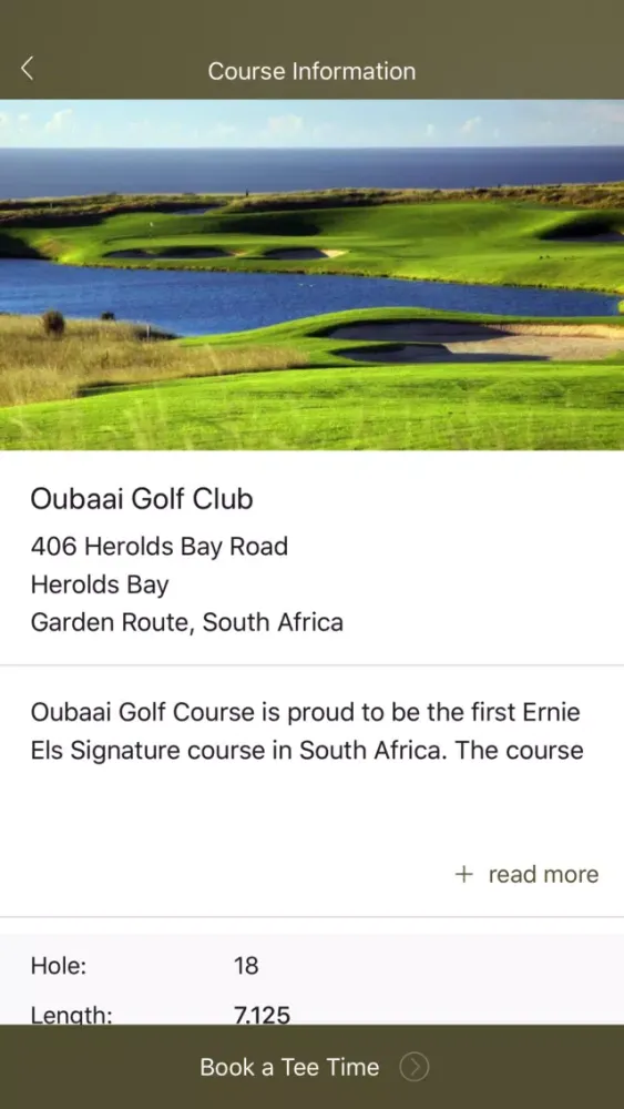 Oubaai Golf Club Ekran Görüntüleri