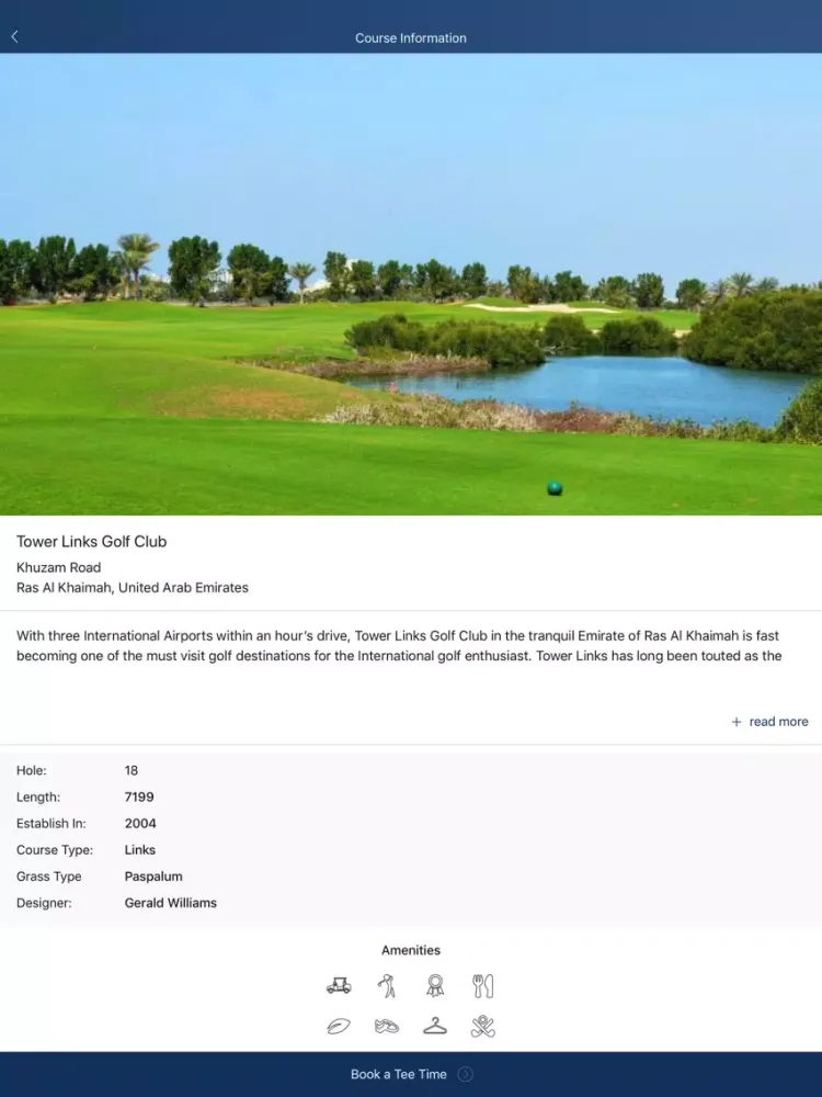 Tower Links Golf Club iPad  स्क्रीनशॉट