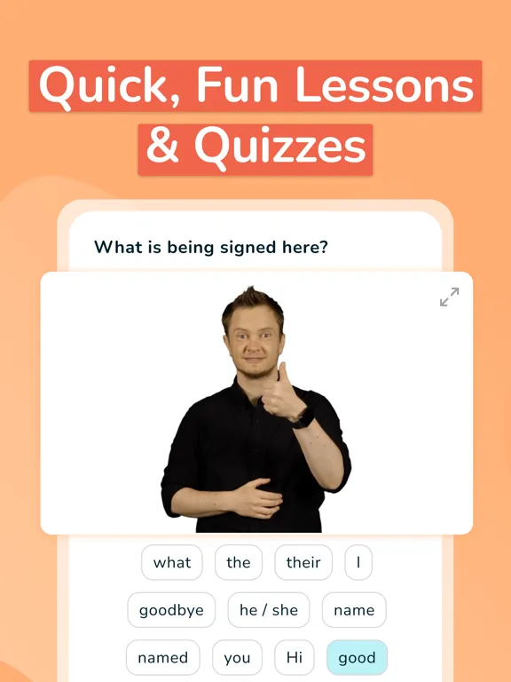 Auslan Wiz - Sign Language iPad  Screenshots