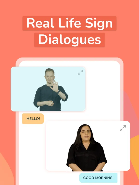 Auslan Wiz - Sign Language iPad  Screenshots