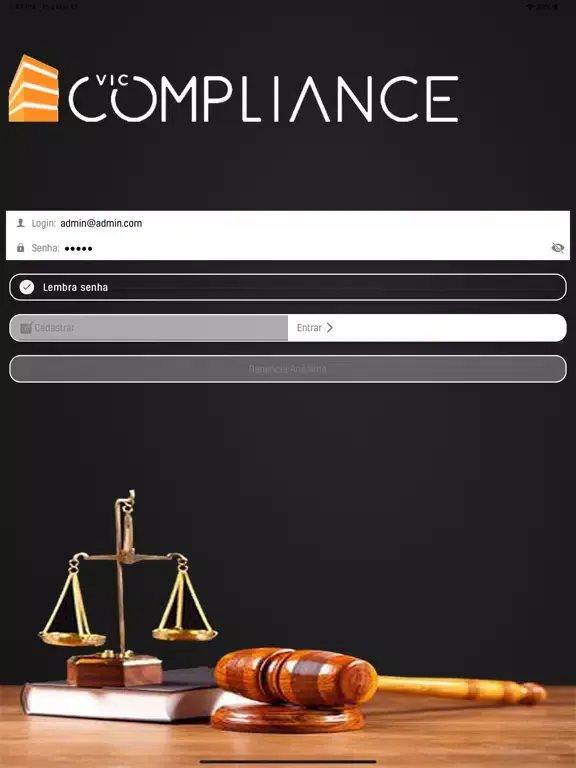 Capturas de pantalla de VIC Compliance iPad 