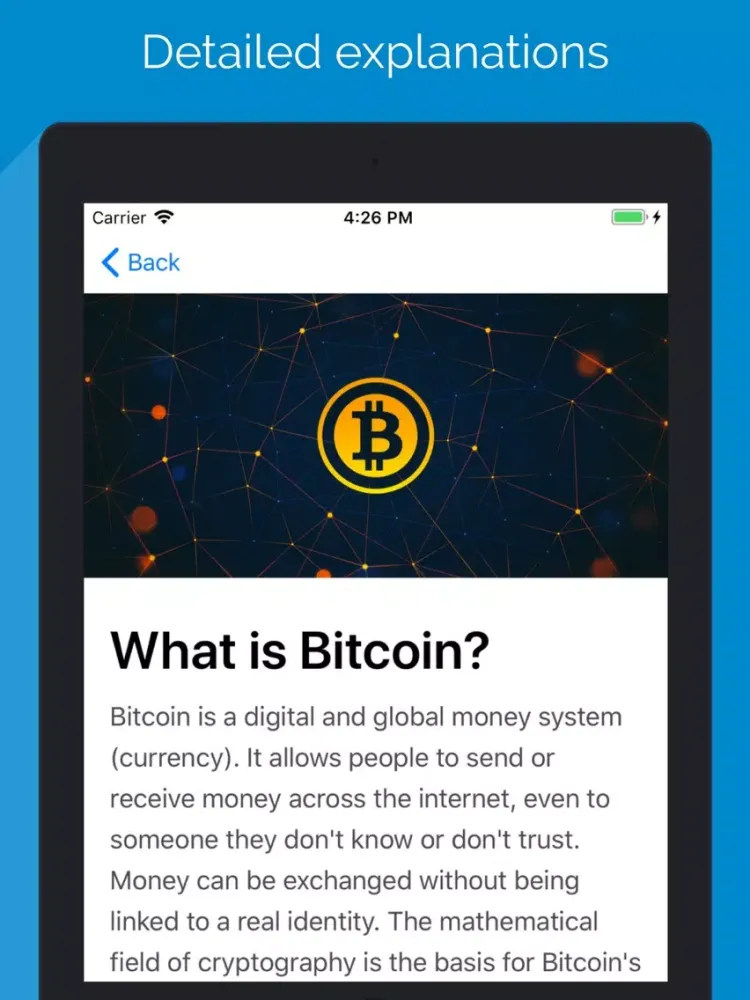 Tangkapan layar Bitcoin Guide - BTC Live Price iPad 