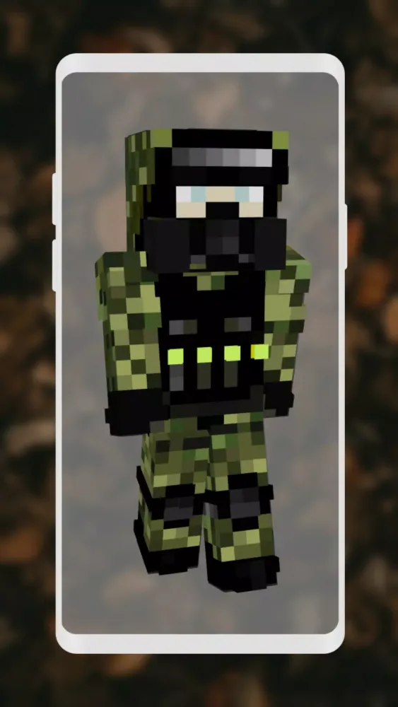 Ảnh chụp màn hình của Military Skins for Minecraft