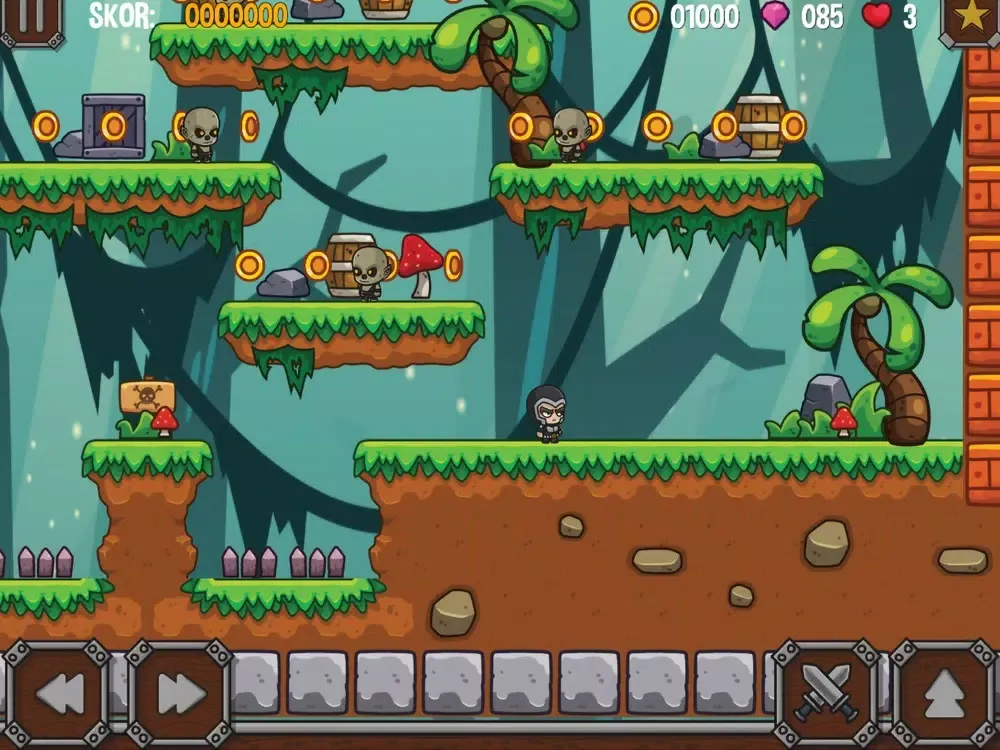 Tangkapan skrin The Samu iPad 