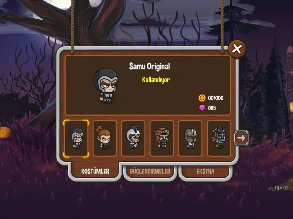 Tangkapan skrin The Samu iPad 