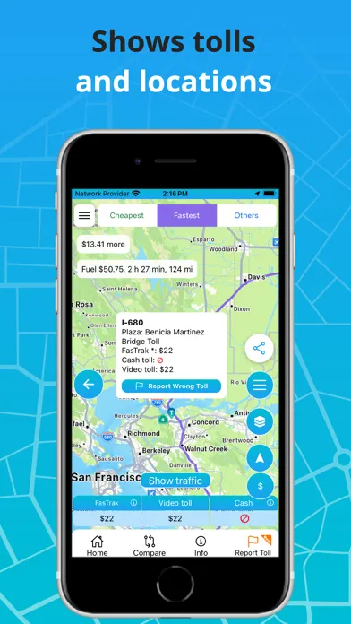 Capturas de pantalla de Toll & Gas Calculator TollGuru