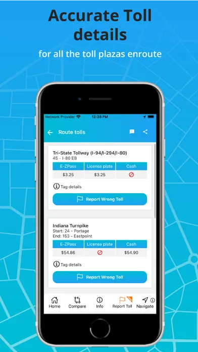 Capturas de pantalla de Toll & Gas Calculator TollGuru