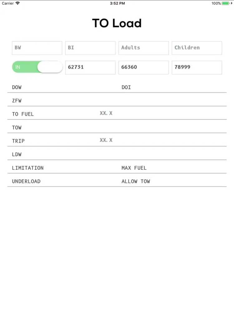 Tangkapan layar TO Load iPad