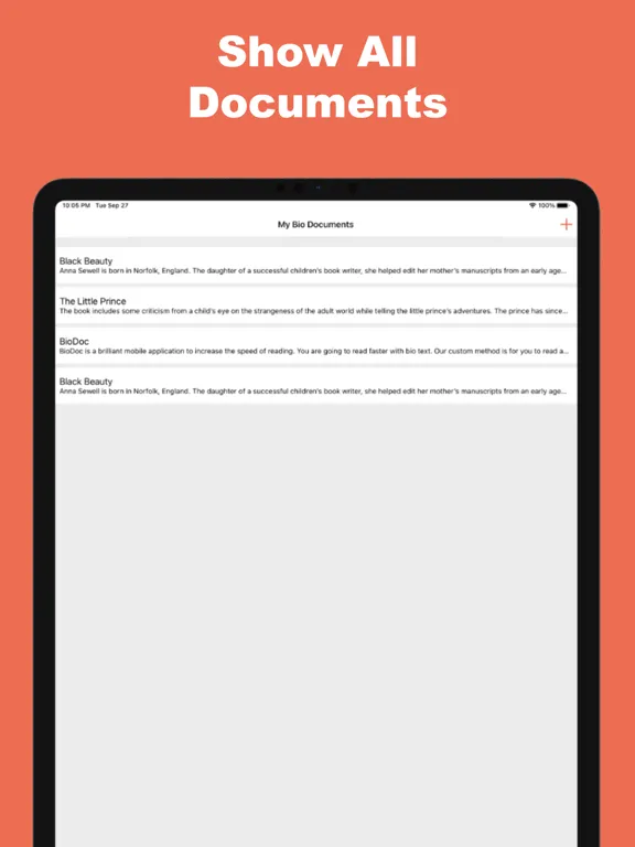 تصاویر BioDoc - Speed Reading Fast iPad 
