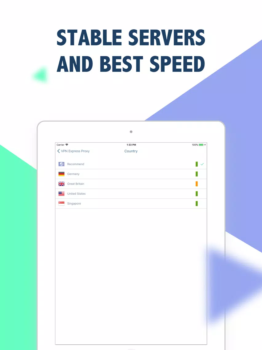 VPN - Super Hotspot VPN Proxy iPad  Screenshots