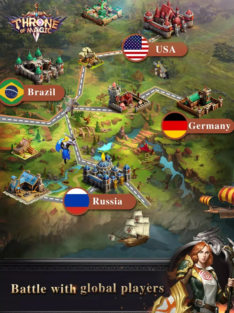 Screenshot di Throne of Magic