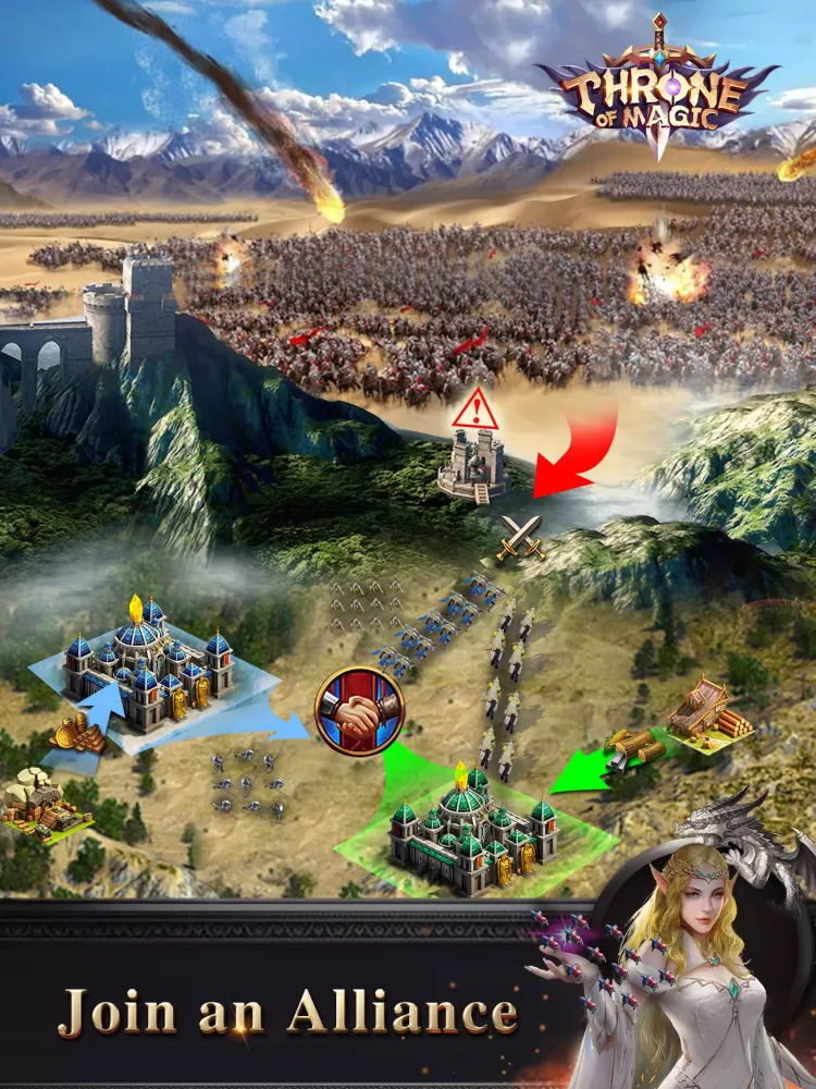 Screenshot di Throne of Magic