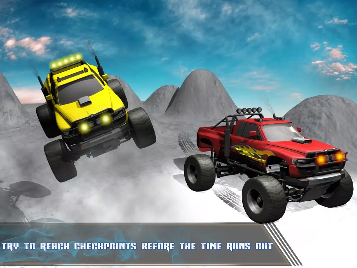 4x4 Monster Truck off road Stunt simulator games iPad  Screenshots