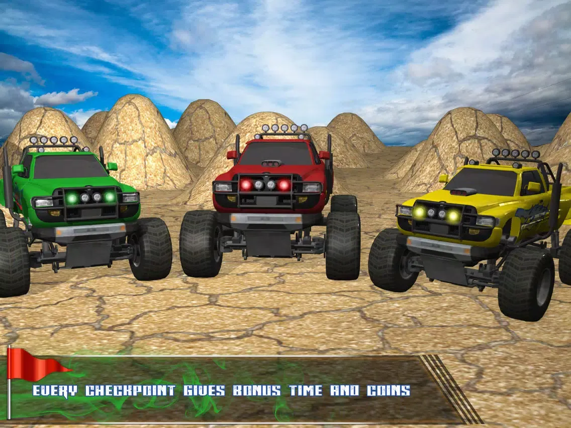 4x4 Monster Truck off road Stunt simulator games iPad  Screenshots