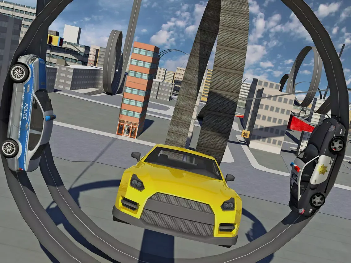 Police 3d Car Driving Simulator games iPad  Screenshots
