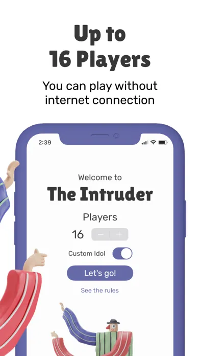 Capturas de tela do The Intruder Party Game