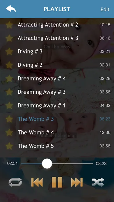 Capturas de tela do Baby Music Pro - Bed companion