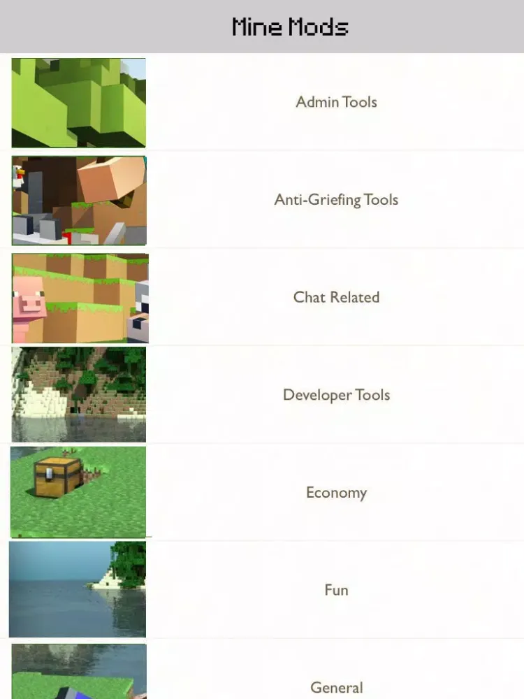 Mods Guide for PocketMine Minecraft Server Free iPad 应用截图