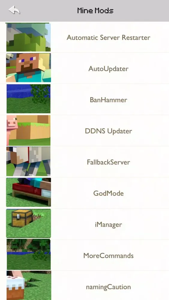 Mods Guide for PocketMine Minecraft Server Free应用截图