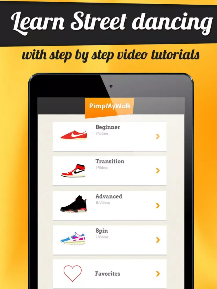 Capturas de pantalla de Pimp My Walk Pro - C-walk & Hip Hop dance video tutorials for Youtube iPad 