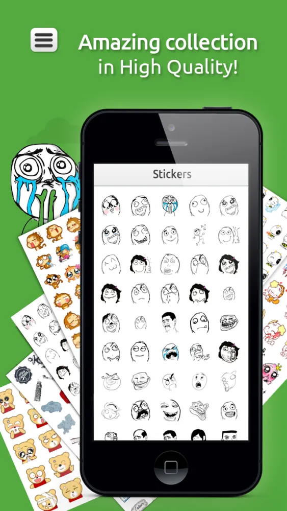 Captures d'écran de Stickers for Hangouts FREE Edition