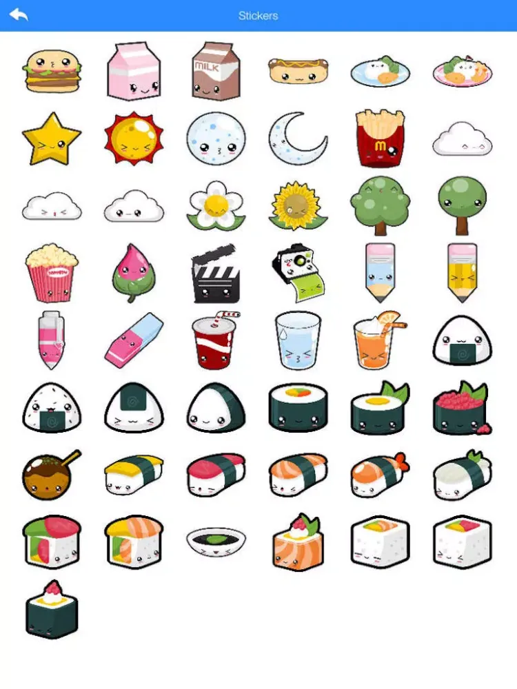 Скриншоты Stickers for WhatsApp, Messages, Facebook & Twitter Pro iPad 