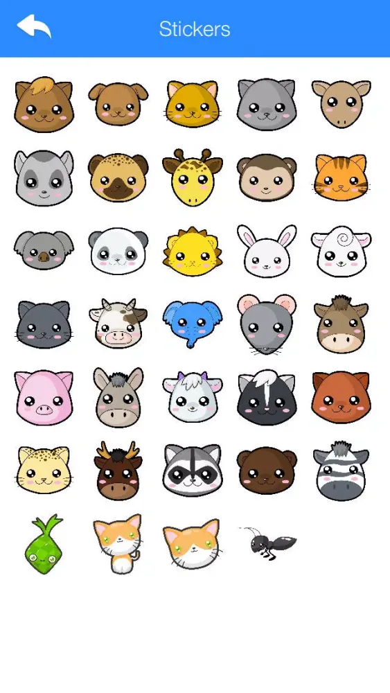 Скриншоты Stickers for WhatsApp, Messages, Facebook & Twitter Pro