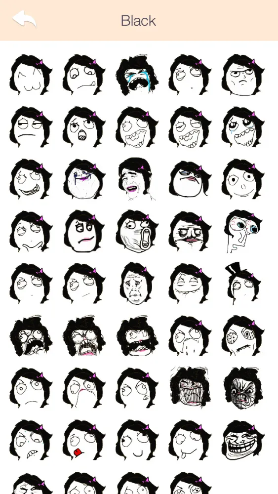 Zrzuty ekranu Funny Rage Stickers & Troll Faces Free - for WhatsApp & All Messengers!
