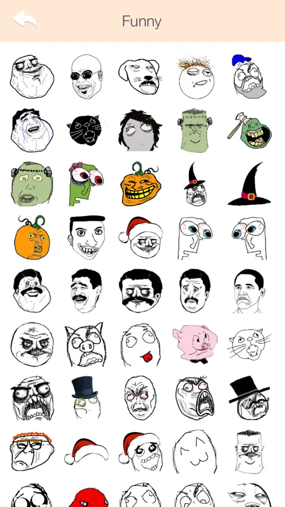 Zrzuty ekranu Funny Rage Stickers & Troll Faces Free - for WhatsApp & All Messengers!