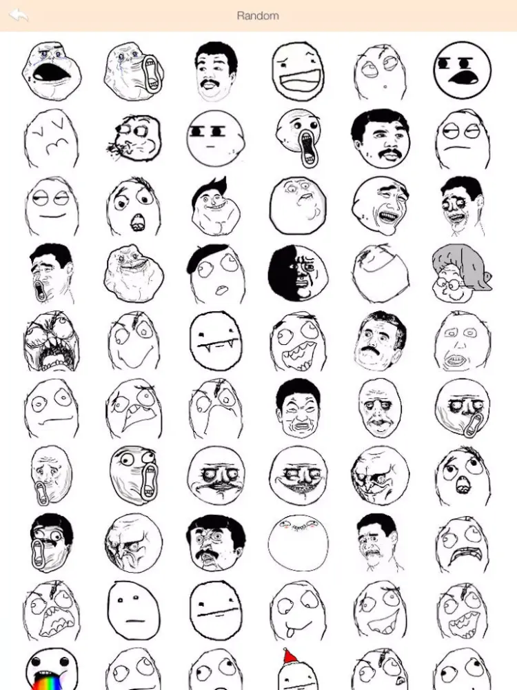 Funny Rage Stickers & Troll Faces Pro - for WhatsApp & All Messengers! iPad  স্ক্রিনশট