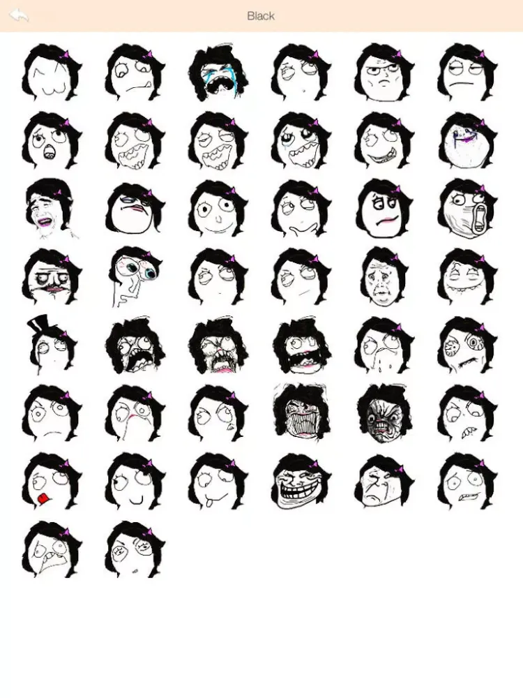 Funny Rage Stickers & Troll Faces Pro - for WhatsApp & All Messengers! iPad  স্ক্রিনশট