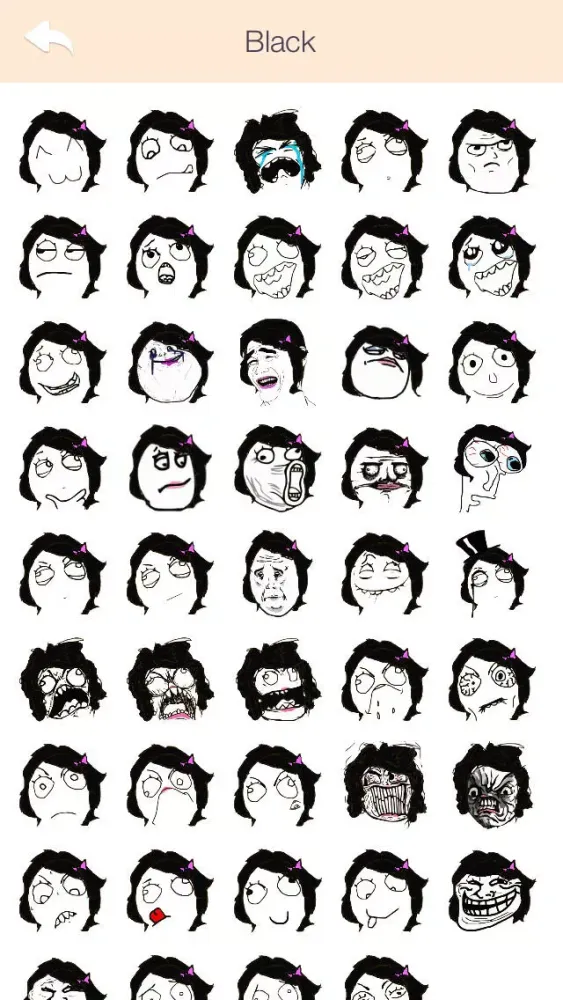Funny Rage Stickers & Troll Faces Pro - for WhatsApp & All Messengers! স্ক্রিনশট