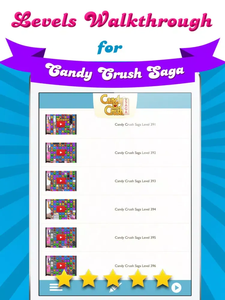 صور Tips, Video Guide for Candy Crush Saga Game - Full walkthrough strategy! iPad 