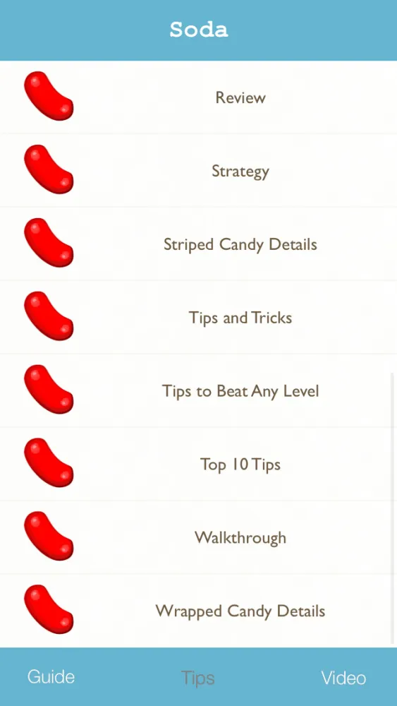 Guide & Video Tips for Candy Crush Soda Saga - Full strategy walkthrough. スクリーンショット