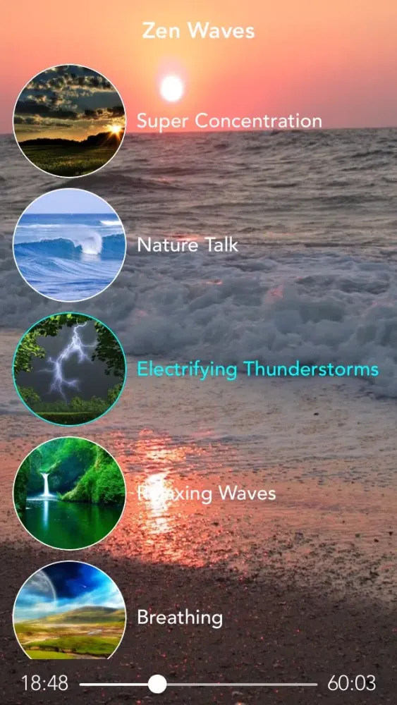 Zen Waves Pro - Ambient Music to Reduce Stress, Guided Meditation and Relaxation 스크린샷