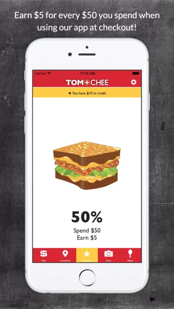 Скриншоты Tom+Chee Rewards