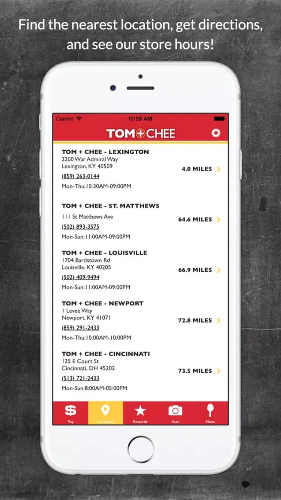 Скриншоты Tom+Chee Rewards